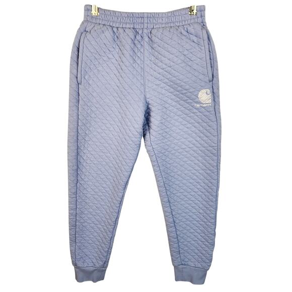 Carhartt Light Blue Qulited Joggers Girl’s Size 10 (M) EUC - Picture 2 of 16
